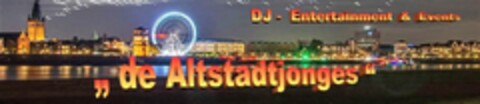 "de Altstadtjonges" DJ - Entertainment & Events Logo (DPMA, 03/01/2016)