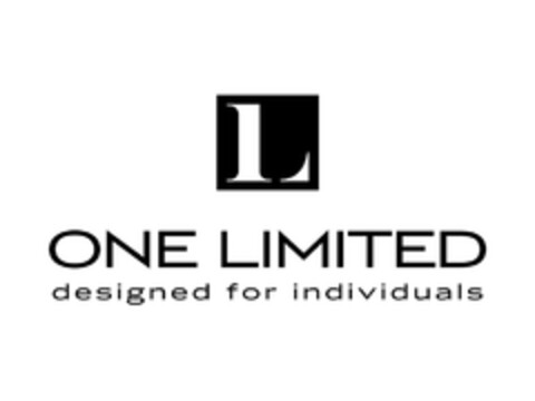 1L ONE LIMITED designed for individuals Logo (DPMA, 25.05.2016)