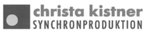 christa kistner SYNCHRONPRODUKTION Logo (DPMA, 15.03.2018)