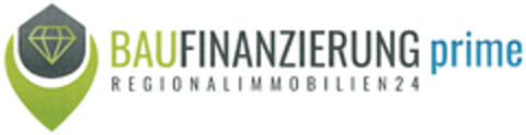 BAUFINANZIERUNG prime REGIONALIMMOBILIEN24 Logo (DPMA, 10/16/2021)