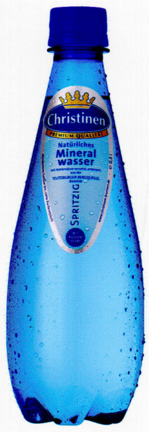 Christinen Natürliches Mineralwasser Logo (DPMA, 11.04.2002)