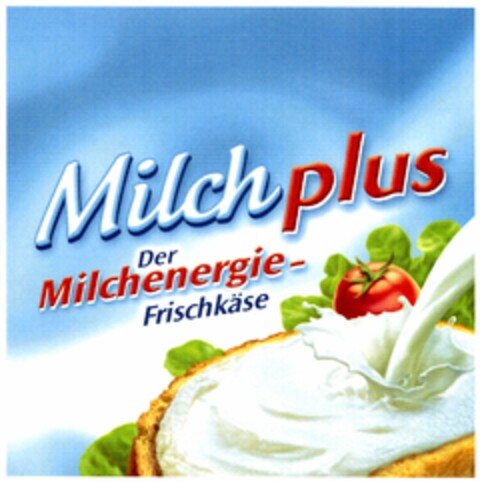 Milchplus Der Milchenergie-Frischkäse Logo (DPMA, 16.02.2005)