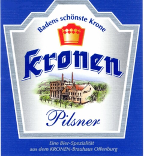 Badens schönste Krone kronen Pilsner Logo (DPMA, 11.03.2005)