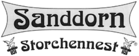 Sanddorn Storchennest Logo (DPMA, 04.06.2007)