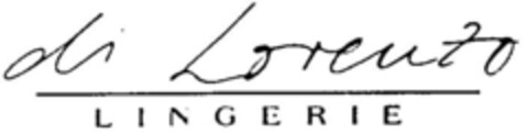 di Lorenzo LINGERIE Logo (DPMA, 13.02.1997)