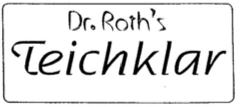 Dr.Roth's Teichklar Logo (DPMA, 06.03.1997)