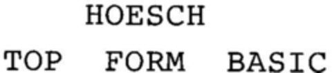 HOESCH TOP FORM BASIC Logo (DPMA, 12.03.1997)