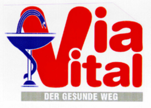 ViaVital DER GESUNDE WEG Logo (DPMA, 29.09.1997)