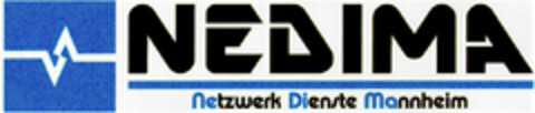 NEDIMA Netzwerk Dienste Mannheim Logo (DPMA, 28.12.1998)