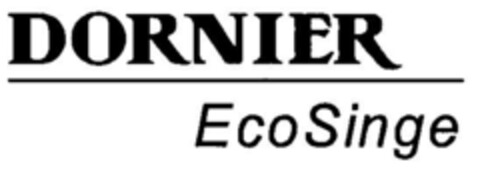 DORNIER EcoSinge Logo (DPMA, 19.05.1999)