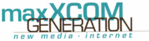 maxXCOM GENERATION Logo (DPMA, 24.06.1999)