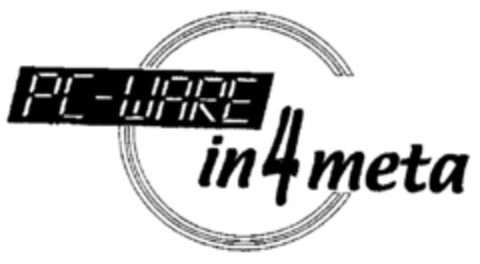 PC-WARE in4meta Logo (DPMA, 19.08.1999)