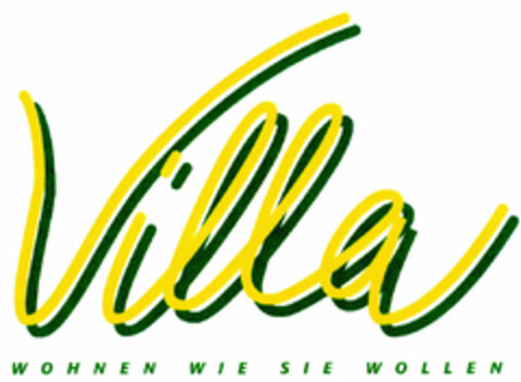 Villa WOHNEN WIE SIE WOLLEN Logo (DPMA, 01.09.1999)