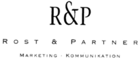 R & P  ROST & PARTNER Logo (DPMA, 15.10.1999)