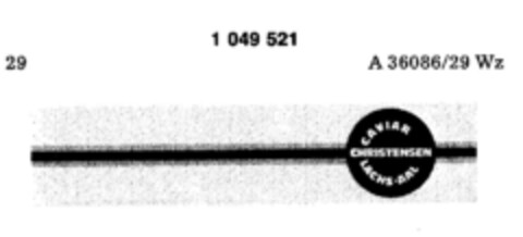 CHRISTENSEN CAVIAR LACHS-AAL Logo (DPMA, 26.08.1982)