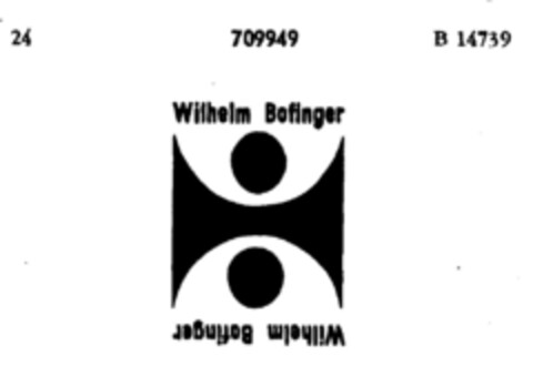 Wilhelm Bofinger Logo (DPMA, 17.10.1956)