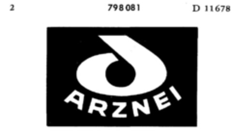 d ARZNEI Logo (DPMA, 01.07.1960)