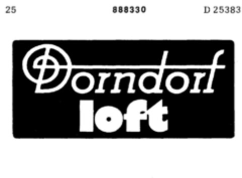 Dorndorf loft Logo (DPMA, 08.02.1971)