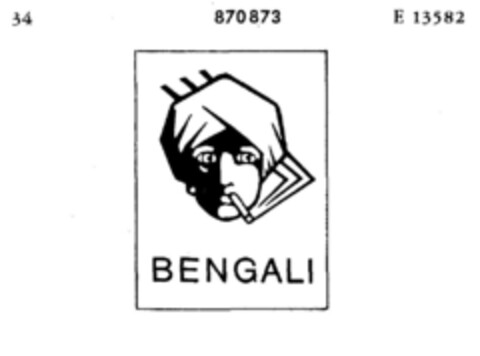BENGALI Logo (DPMA, 20.07.1968)