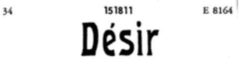 Désir Logo (DPMA, 17.01.1911)