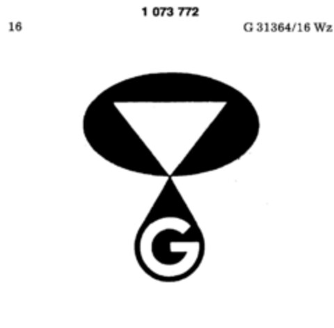 G Logo (DPMA, 16.05.1984)