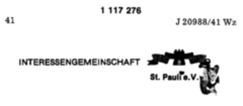 INTERESSENGEMEINSCHAFT St. Pauli e.V. Logo (DPMA, 20.06.1987)