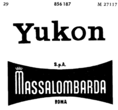 Yukon MASSALOMBARDA Logo (DPMA, 02.01.1967)