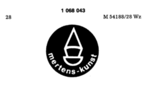 mertens-kunst Logo (DPMA, 19.01.1984)