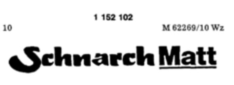 Schnarch Matt Logo (DPMA, 06.02.1988)