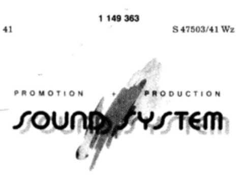 SOUND SYSTEM Logo (DPMA, 11/17/1988)