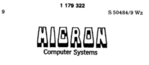 MICRON Computer Systems Logo (DPMA, 19.06.1990)