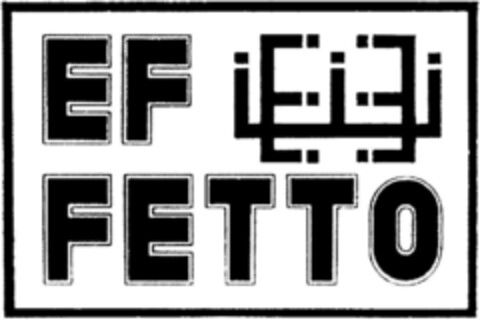 EF FETTO Logo (DPMA, 09.06.1993)