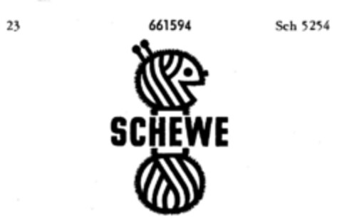 SCHEWE Logo (DPMA, 19.09.1953)