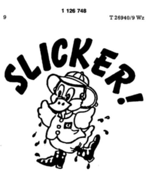 SLICKER Logo (DPMA, 23.10.1987)