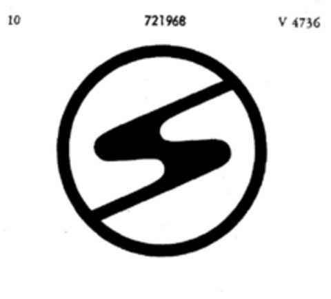 S Logo (DPMA, 25.07.1957)