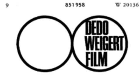 DEDO WEIGERT FILM Logo (DPMA, 17.01.1968)