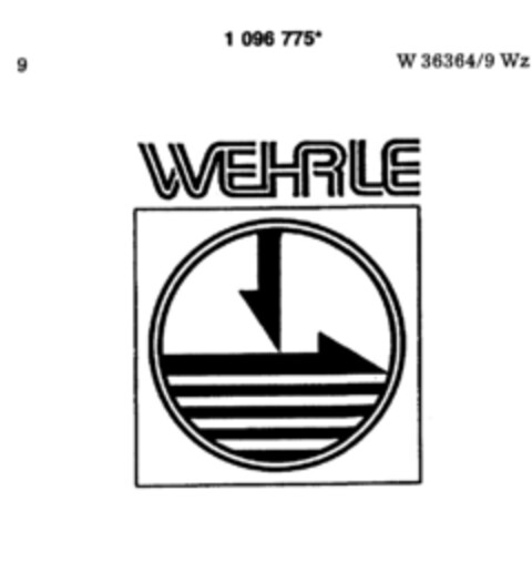 WEHRLE Logo (DPMA, 22.07.1986)