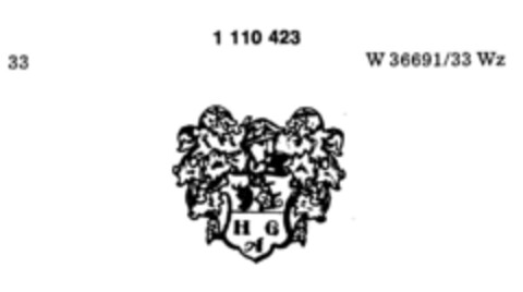 H G A Logo (DPMA, 27.11.1986)
