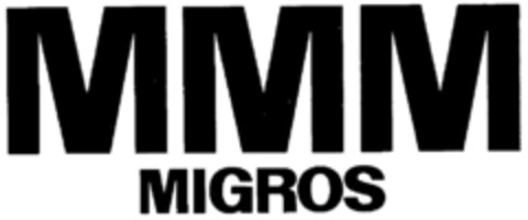 MMM MIGROS Logo (DPMA, 17.01.1973)