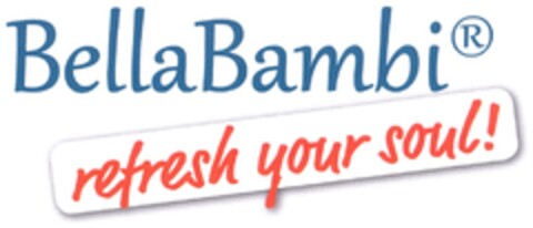 BellaBambi refresh your soul! Logo (DPMA, 01/18/2014)