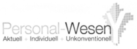 Personal-Wesen Y Aktuell + Individuell + Unkonventionell Logo (DPMA, 30.06.2014)