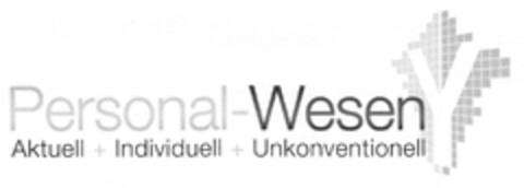 Personal-Wesen Y Aktuell + Individuell + Unkonventionell Logo (DPMA, 06/30/2014)