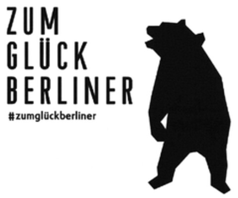 ZUM GLÜCK BERLINER #zumglückberliner Logo (DPMA, 05.09.2016)
