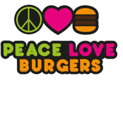 PEACE LOVE BURGERS Logo (DPMA, 18.01.2016)