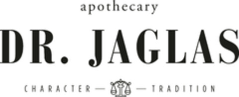 DR. JAGLAS apothecary CHARACTER - TRADITION Logo (DPMA, 23.06.2020)