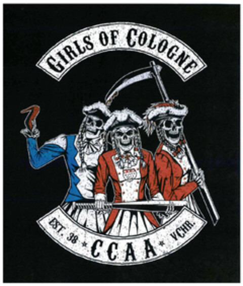 GIRLS OF COLOGNE EST. 38 CCAA VCHR. Logo (DPMA, 11/25/2022)