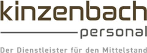 kinzenbach personal Der Dienstleister für den Mittelstand Logo (DPMA, 21.02.2024)