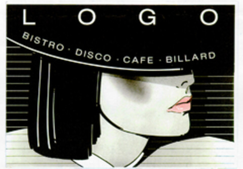 LOGO BISTRO · DISCO · CAFE · BILLARD Logo (DPMA, 02/28/2002)