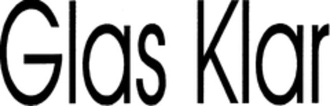 Glas Klar Logo (DPMA, 20.08.2002)