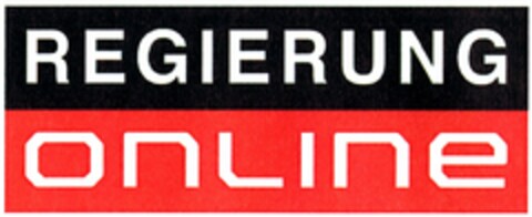 REGIERUNG online Logo (DPMA, 27.08.2002)
